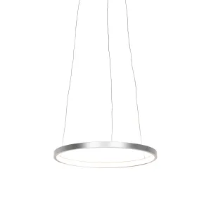 LEUCHTEN DIRECT LED závěsné svítidlo, kruhové, ?39cm, stříbrná 3000K LD 11522-21