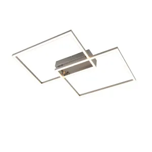Leuchten Direkt 14018-55 - LED Stmívatelný přisazený lustr IVEN 2xLED/15W/230V + dálkové ovládání