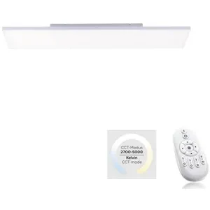 Leuchten Direkt 15553-16 - LED Stmívatelné stropní svítidlo CANVAS LED/20W/230V + dálKové ovládání