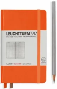 Zápisník Leuchtturm1917 Orange Pocket čtverečkovaný