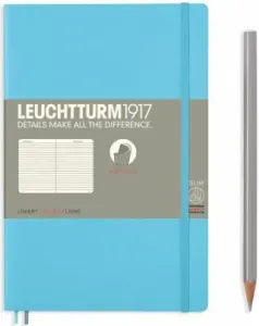 Zápisník Leuchtturm1917 Paperback Softcover Ice Blue linkovaný