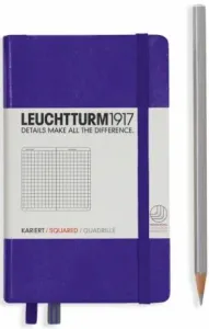 Zápisník Leuchtturm1917 Purple Pocket čtverečkovaný
