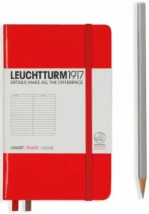 Zápisník Leuchtturm1917 Red Pocket linkovaný