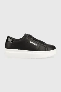 Dětské sneakers boty Levi's černá barva