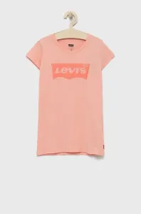 Dětské bavlněné tričko Levi's růžová barva #1978123