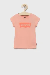 Dětské bavlněné tričko Levi's růžová barva #5861038
