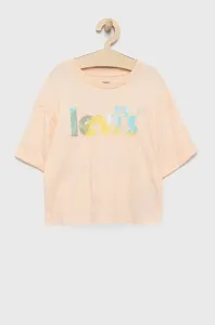 Dětské bavlněné tričko Levi's růžová barva #2000540