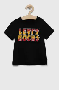 Dětské bavlněné tričko Levi's šedá barva, s potiskem #5694835