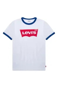 Dětské tričko Levi's bílá barva, s potiskem #6141593