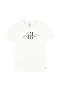Dětské tričko Levi's bílá barva, s potiskem #5971985
