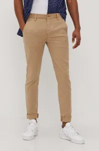 Kalhoty Levi's pánské, béžová barva #5694314