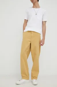 Kalhoty Levi's pánské, béžová barva, ve střihu chinos #2032058
