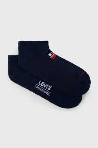 Ponožky Levi's ( 2-pak) pánské, tmavomodrá barva #1992606