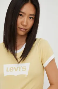Bavlněné tričko Levi's béžová barva #5144124