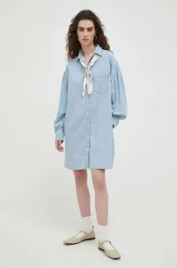 Džínové šaty Levi's mini, oversize