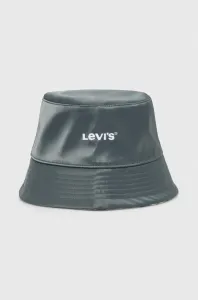 Oboustranný klobouk Levi's zelená barva