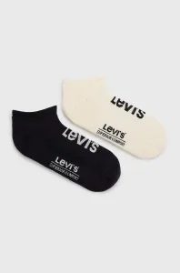 Ponožky Levi's 2-pack černá barva #3434985