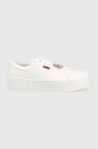 Sneakers boty Levi's Tijuana 2.0 bílá barva #3492240