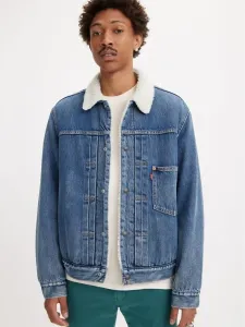 Levi's® Levi's® Type 1 Sherpa Trucker Fall Bre Bunda Modrá