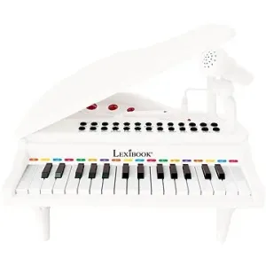 Lexibook Mini elektrické piano s mikrofonem a 31 svítícími klávesami pro snadné učení
