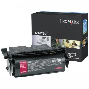 LEXMARK 12A6735 - originální toner, černý, 20000 stran
