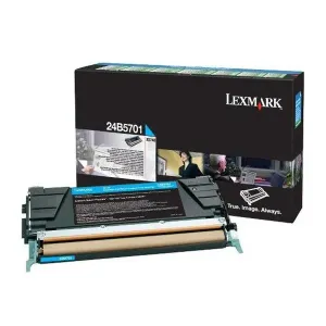 LEXMARK 24B5701 - originální toner, azurový, 10000 stran
