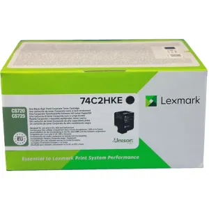 LEXMARK 74C2HKE - originální toner, černý, 20000 stran