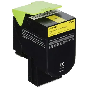 LEXMARK 80C0X40 - originální toner, žlutý, 4000 stran