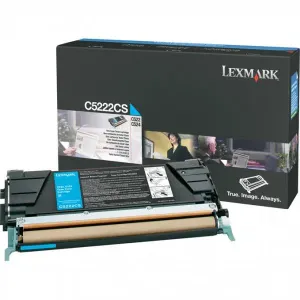 LEXMARK C5222CS - originální toner, azurový, 3000 stran