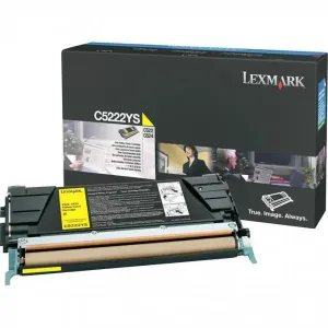 LEXMARK C5222YS - originální toner, žlutý, 3000 stran