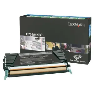 LEXMARK C734A1KG - originální toner, černý, 8000 stran