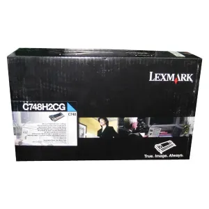 LEXMARK C748H2CG - originální toner, azurový, 10000 stran