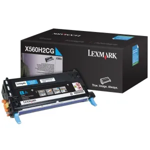 LEXMARK X560 (X560H2CG) - originální toner, azurový, 10000 stran