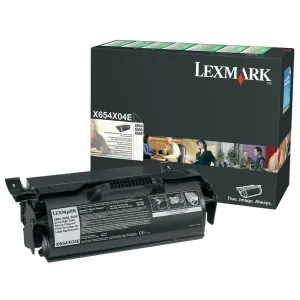 LEXMARK X654X04E - originální toner, černý, 36000 stran
