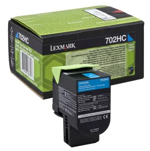Lexmark toner 702HC CS310 CS410 CS510 70C2HC0 originál azurová 3000 Seiten