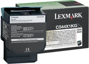 Lexmark vratný toner C544 C546 X544 X546 X548 C544X1KG originál černá 6000 Seiten