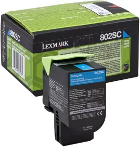 Lexmark 80C2SC0 azurový (cyan) originální toner
