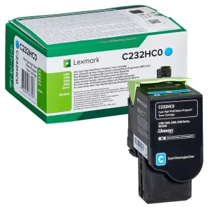 Lexmark C232HC0 azurový (cyan) originální toner