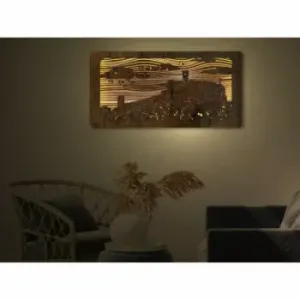 Li-Go Bezděz světelný obraz 100x50cm , Barva dřeva dub B