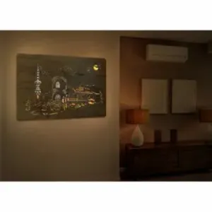 Li-Go Kleť světelný obraz 90x62cm , Barva dřeva dub B