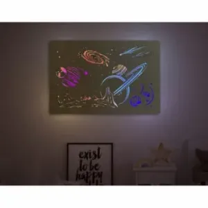 Li-Go Vesmír světelný obraz RGB 90x60cm , Barva dřeva dub B