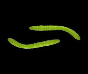 Libra Lures Fatty D’Worm Apple Green - D’Worm Tournament 5,5cm 12ks