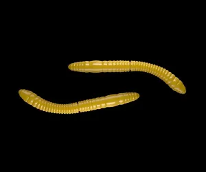 Libra Lures Fatty D’Worm Yellow - D’Worm Tournament 5,5cm 12ks