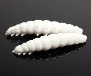 Libra Lures Larva White - 3,5cm 12ks