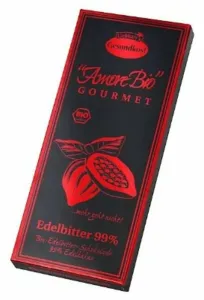 Liebhart´s Gesundkost GmbH Hořká čokoláda 99% kakao Liebharts BIO 80 g