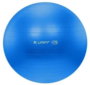 LifeFit Anti-Burst 75 cm, modrý gymnastický míč