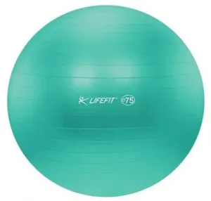 LifeFit Anti-Burst 75 cm, tyrkysový gymnastický míč