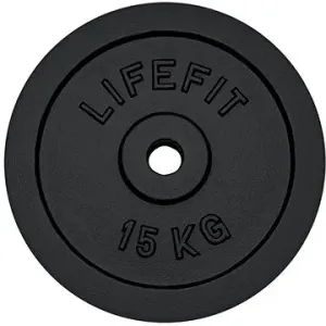 LifeFit Kotouč 15kg, kovový, pro 30mm tyč