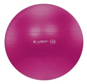 LifeFit Anti-Burst 55 cm, bordó gymnastický míč