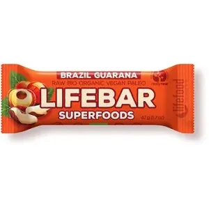 Lifefood Lifebar Superfoods RAW BIO 47 g, brazilská s guaranou